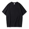 T-shirt da uomo estiva in puro cotone tinta unita casual girocollo top t-shirt sottile allentata traspirante coppia a maniche corte