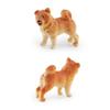 Dog Figurines Playset Hand Painted Plastic Dog Realistic Detailed Puppy Figures