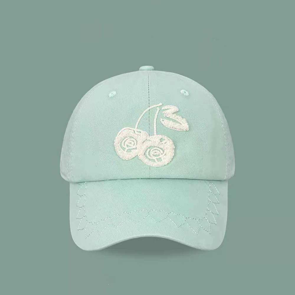 Sunscreen Cherry Baseball Cap Adjustable Sunshade Casquette Casual Embroidered Peaked Hat  Sports