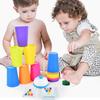 Intellectual Enlightenment Montessori Toys Educational Board Game Stacking Cup Game  2Player Game