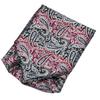 Hi-Tie Men Business Cravat Silk Ascot Scarves Grey Paisley Tie Set for Men Handkerchief Cufflink Set