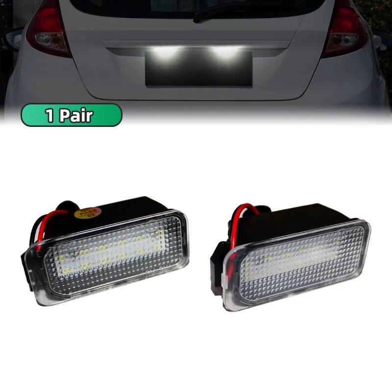 2pcs Car LED License Lamp For Ford Kuga S MAX Mondeo MK4 MK5 MK2 Fiesta JA8 For C-MAX For Galaxy WA6 For Kuga
