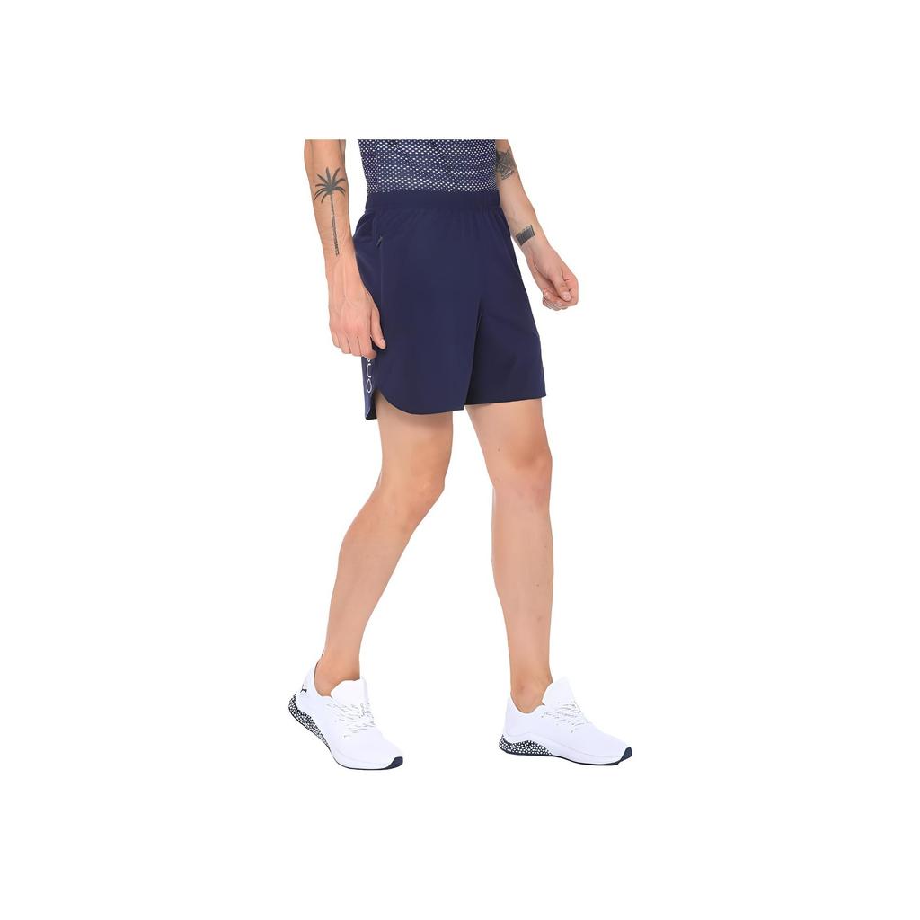 Puma Mmq Service Line Shorts Solid Color Elastic Waist Sports Shorts Unisex Shorts Navy-Blue 620842-16