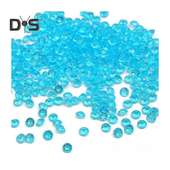 1000Pcs Acrylic Rhinestones Colorful Resin Faux Crystal Gems DIY Crafts Vase Fillers Weddings Home Table Decor