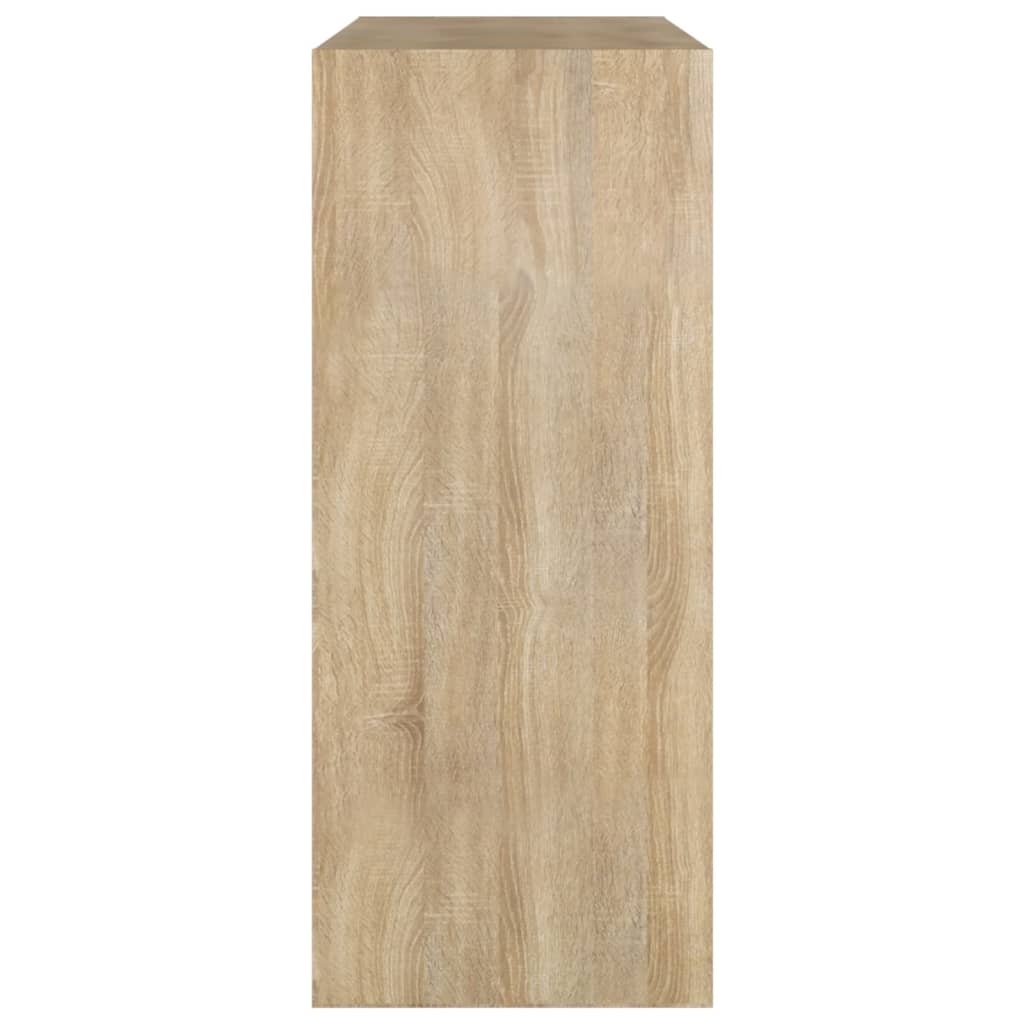 Bookshelf Room Divider Sonoma Oak 80 x 30 x 72 cm