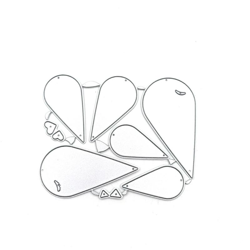 Metal Die Cuts Happy Valentine's Day Cutting Dies Cut Stencils for DIY Scrapbooking Paper Album Photo Decorations