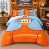 Gulf Pattern Bedding 3Pcs Set Bed Sheet And Pillowcases For Indoor Bedroom