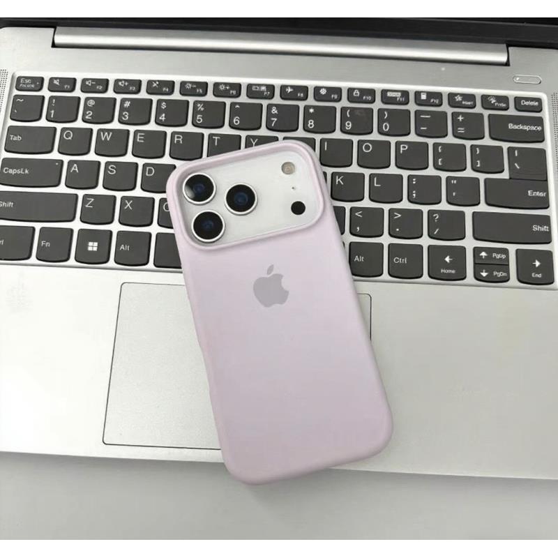 Flytende silikon telefondeksel for Apple iPhone 17 Pro Max - Ensfarvet Stor hull Støtsikkert Fullt dekkende På iPhone 16/15/14/13/12/11/Pro/Plus/17 Air