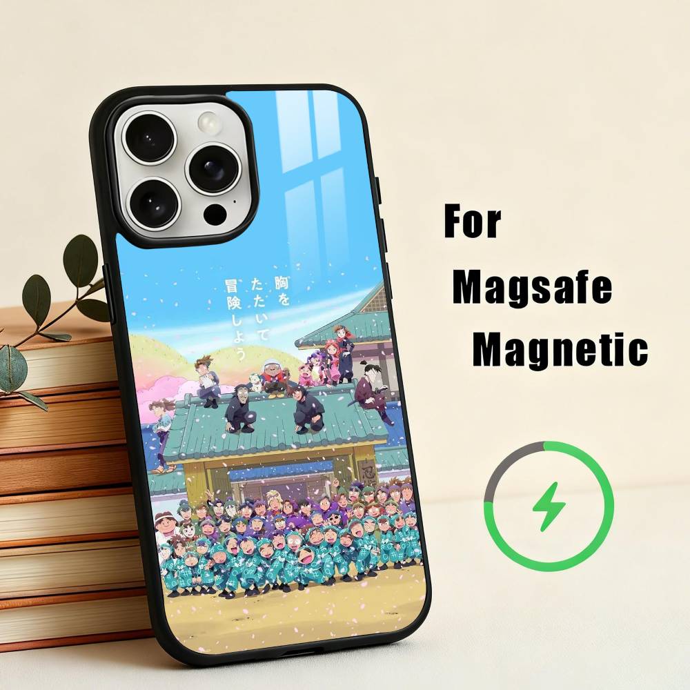 Anime Nintama Rantaro Phone Case For iPhone17,16,15,14,13,12,11 Plus,Pro Max Magnetic For Magsafe Wireless Charging