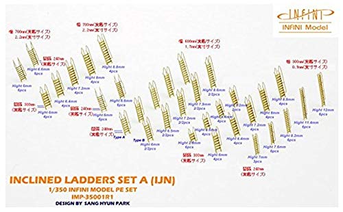 Infinimodel 1/350 IMP Series WWII Japanese Army Rudder Plastic Model Kit Parts IMP3501