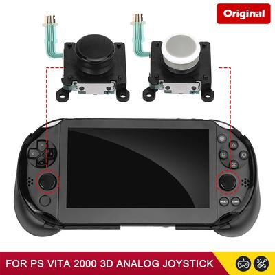 Replacement Original New Black White 3D Joystick for PSV 2000 3D Analog Joystick Thumb Stick for PS Vita PSVita 2000 Analog Grip
