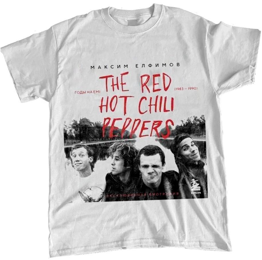 The Red Hot Chilli Pepper 1983 1990 Vintage White T Shirt Unisex S-5XL Unisex T-Shirt XXL