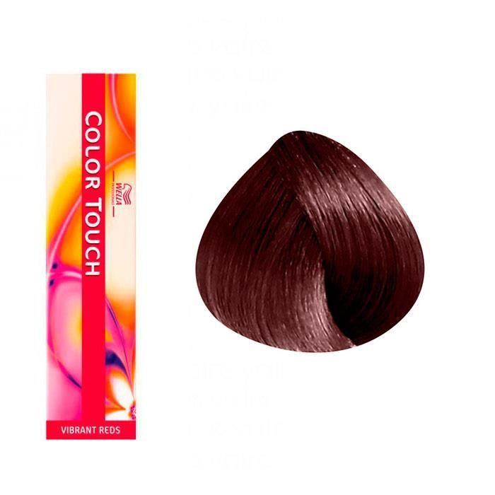 Wella Coloration semi-permanente sans ammoniaque Vibrant Reds, 55/54 : Châtain Clair Acajou Cuivré Sans ammoniaque, 60ml
