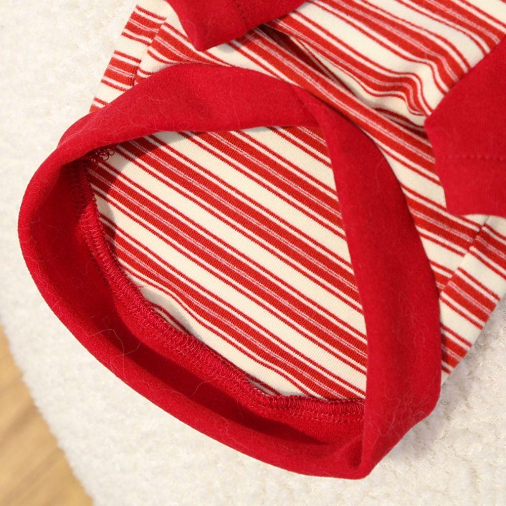 Comfortable Striped Pet Clothes Colorful Dog Base Coat Fashion Dog Pullover  Going Out