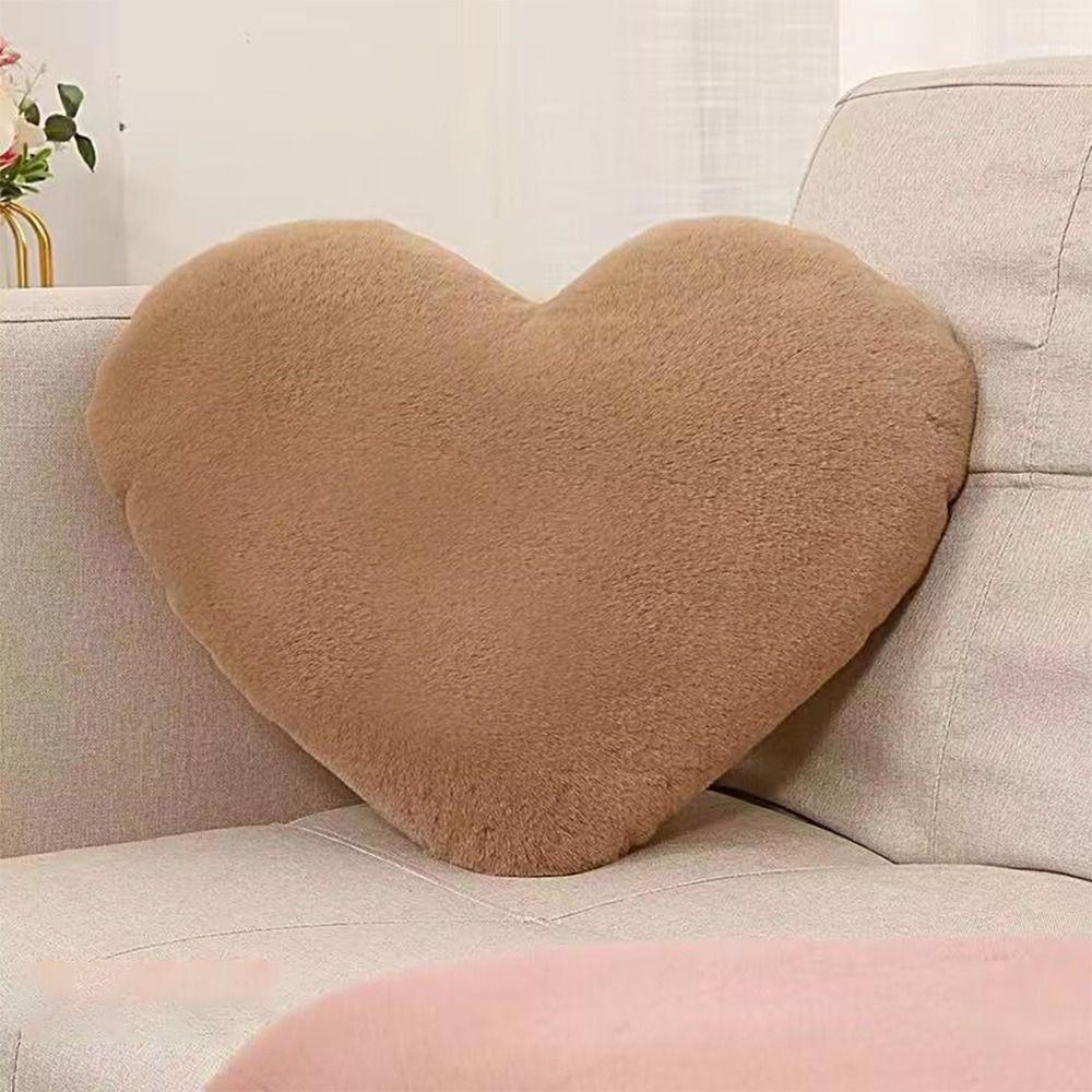 Heart Shape Soft Pillow 30cm Stuffed Pillow Creative Gift Heart Plush Pillow  Home Decorative
