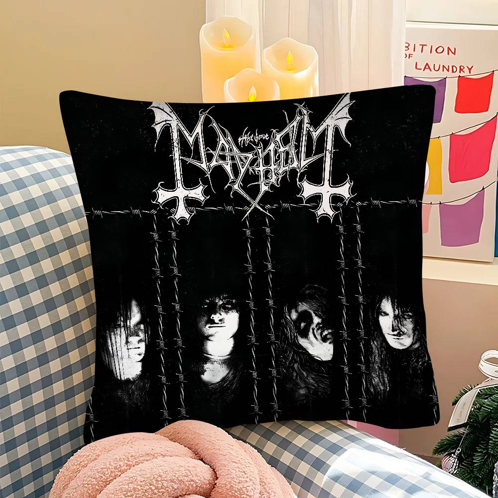 Mayhem Pillow Case Square Pillow Bedroom Sofa Leisure Comfort Cushion Car Living Room Home Decoration