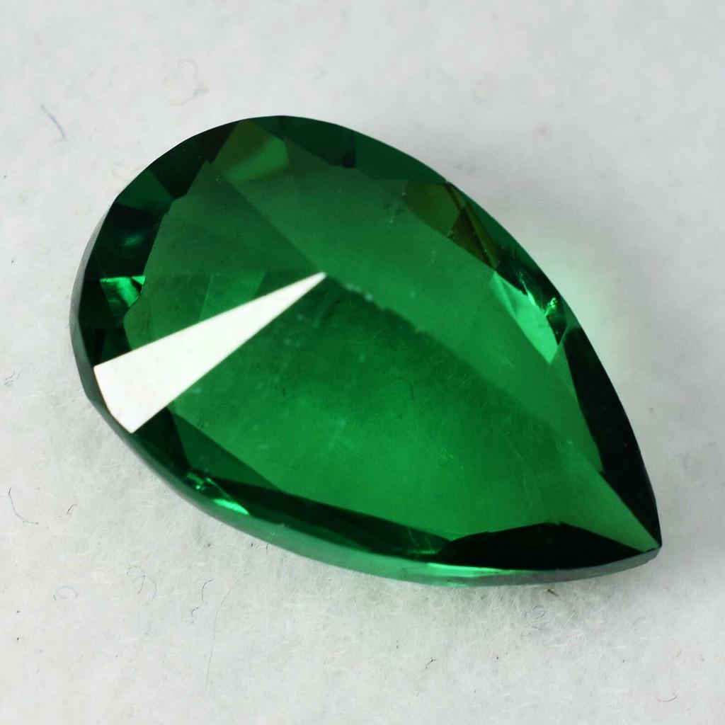 9 Ct Natural Garnet Pear Shape Green Certified Loose Gemstone Making Jewelry