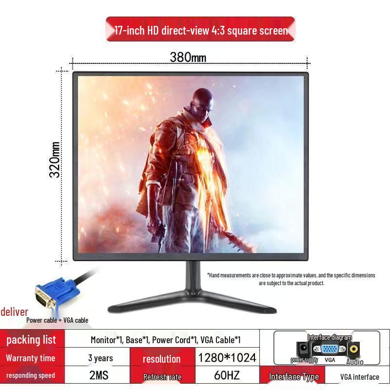 Ultra-Thin Frameless 2K/4K Monitor - 144Hz, 24/27/32 Inch Display for Esports