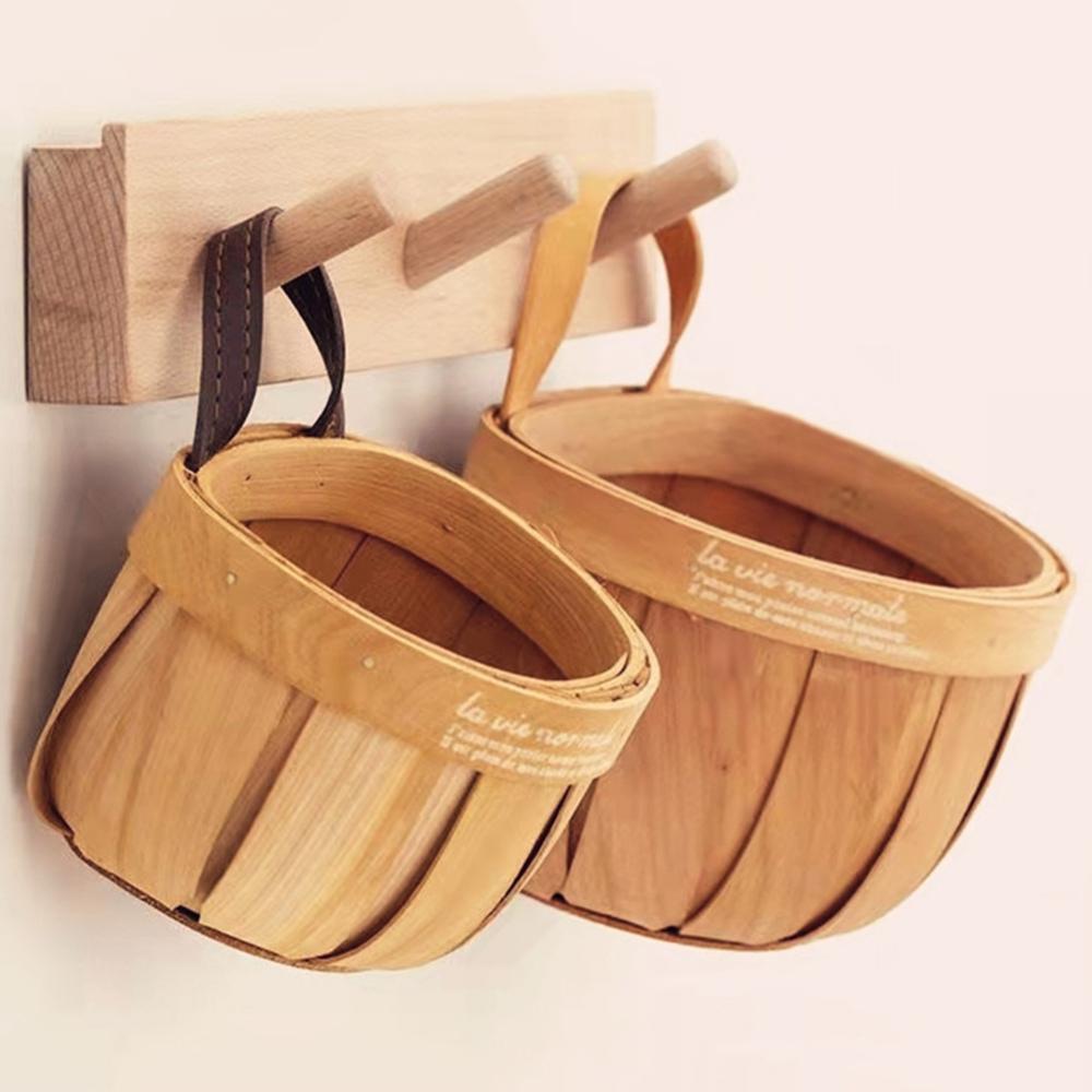 Kitchen Storage Basket Hanging Basket Fruit Basket Multiple Sizes Bread Basket Basket Organizer with Handle