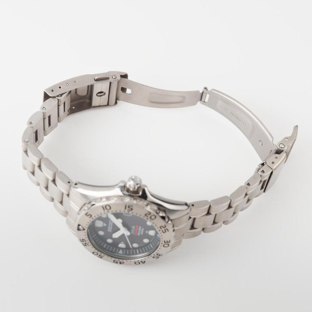 [USED] Battery replaced SEIKO PROSPEX Diver Solar Titanium