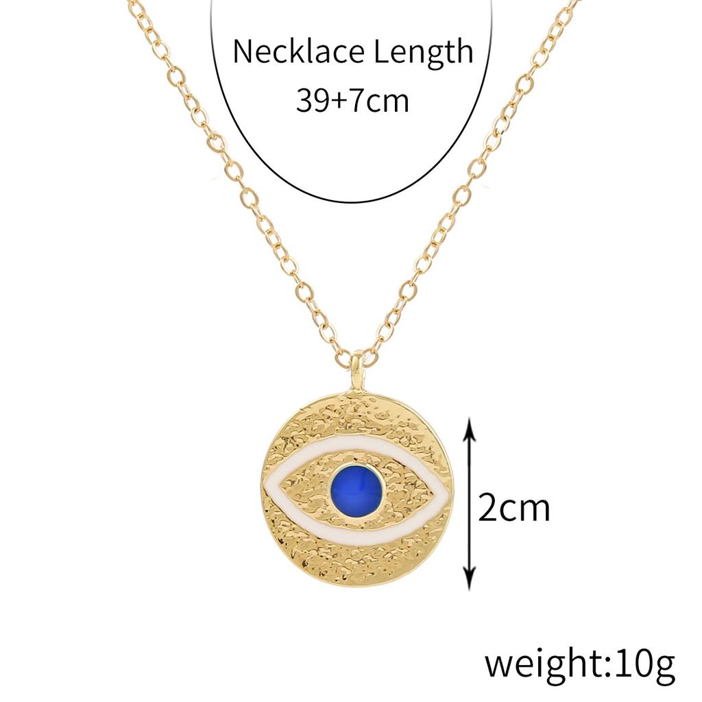Collier pour Femmes Pendentif Collier Multicouche Collier INS Beau Collier Élégant pour Elle