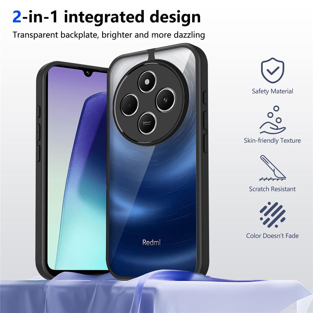 Redmi 14C Armor Shockproof Phone Case For Xiaomi Redmi 14C 13 13C 12C 10C 9A 9C A1 A2 A3 A5 4G Matte Acrylic Clear Hard Cover