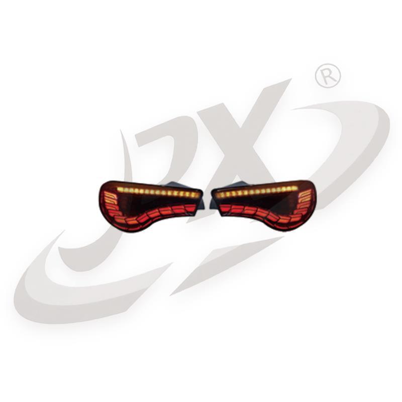 Compatible Taillight Assembly for Toyota 86/Subaru BRZ: LED Daytime Running Lights, Flowing Turn Signals, Dragon/Fish Scale Design