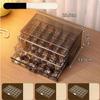 Multi-layer Jewelry Storage Box, Transparent High-end Ring, Stud Earrings, Necklace, Storage Display Rack, Drawer, Jewelry Box.
