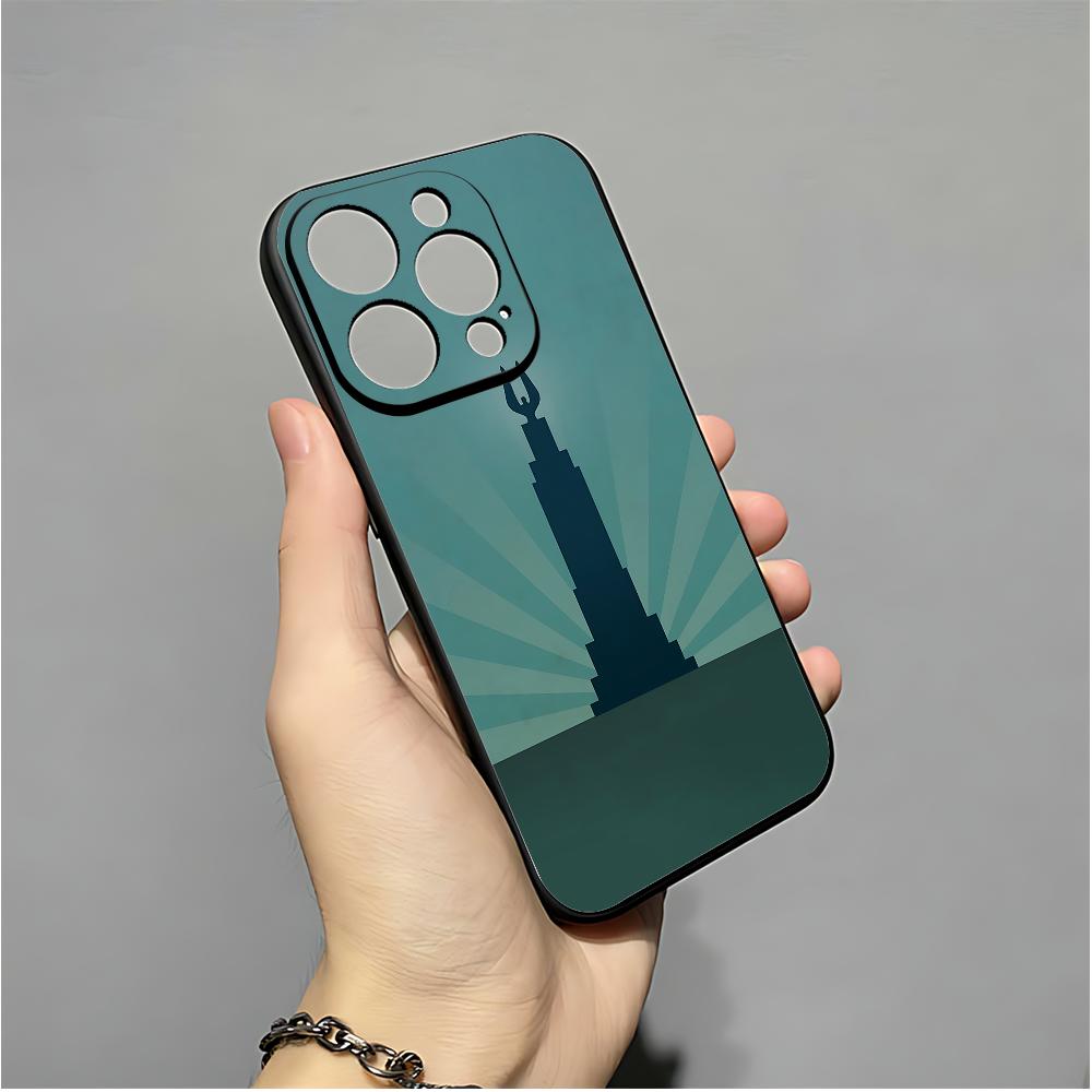 Game B-BioShock Phone Case For IPhone 16,15,14,13,12,11,XS,XR,X,8,7,Pro,Max,Plus,mini Silicone Black Cover