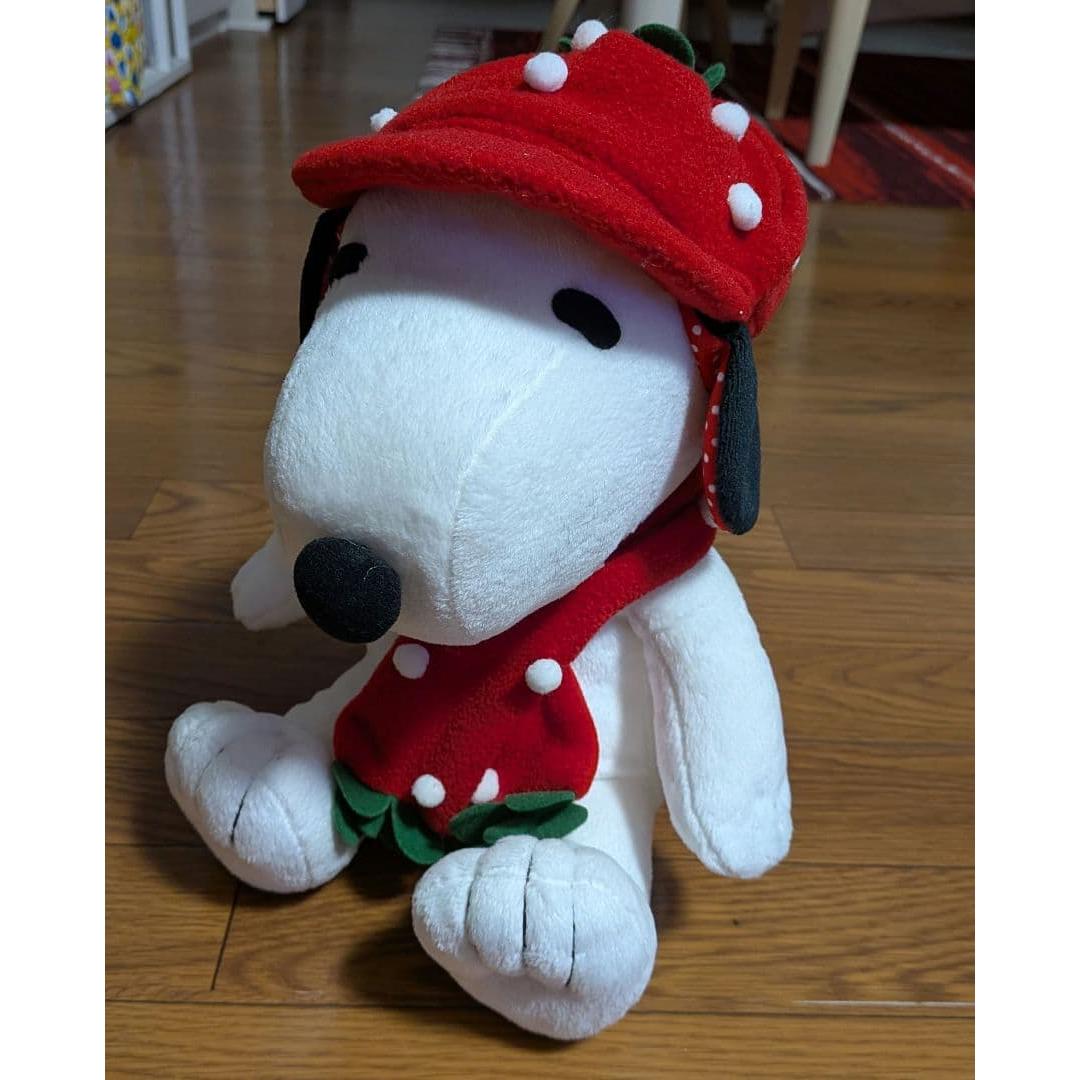 USJ Snoopy Strawberry Hat Plush Toy Approx. 30cm