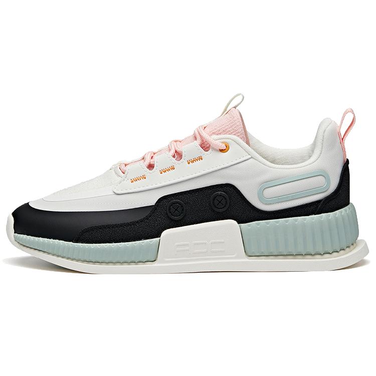 Anta Rejecting The Ordinary, Life Collection Fabric Coverage Low Top Skateboard Shoes Women's Pea Green White 122018888-2