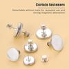 4Pairs Curtain Magnetic Button Detachable Curtain Strong Magnetic Fix Fastener Clip Adjustment Curtain Close Magnet Buckle