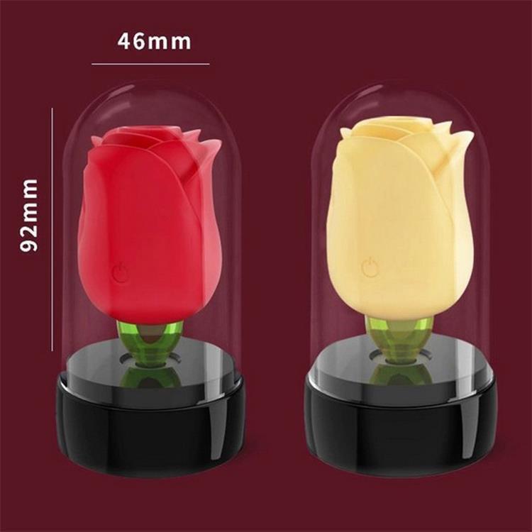 Spring Rose Erotic Tongue Vibrator - Wearable Rose Licking Toy for Women