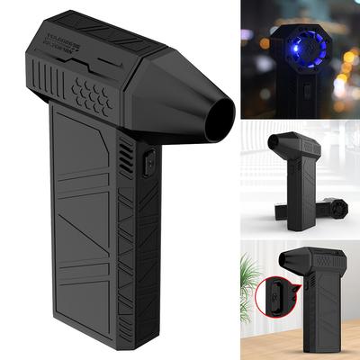 Pocket Jetfan Mini Turbo Jet Fan Turbo Violent Fan 130000 RPM Brushless Motor Powerful Blower High Speed Duct Fan with LED Light