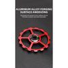 2Pcs Ceramic Bearing Jockey Wheel CNC Aluminum Alloy Rear Derailleur 10-16T Guide MTB Road Bike Pulley