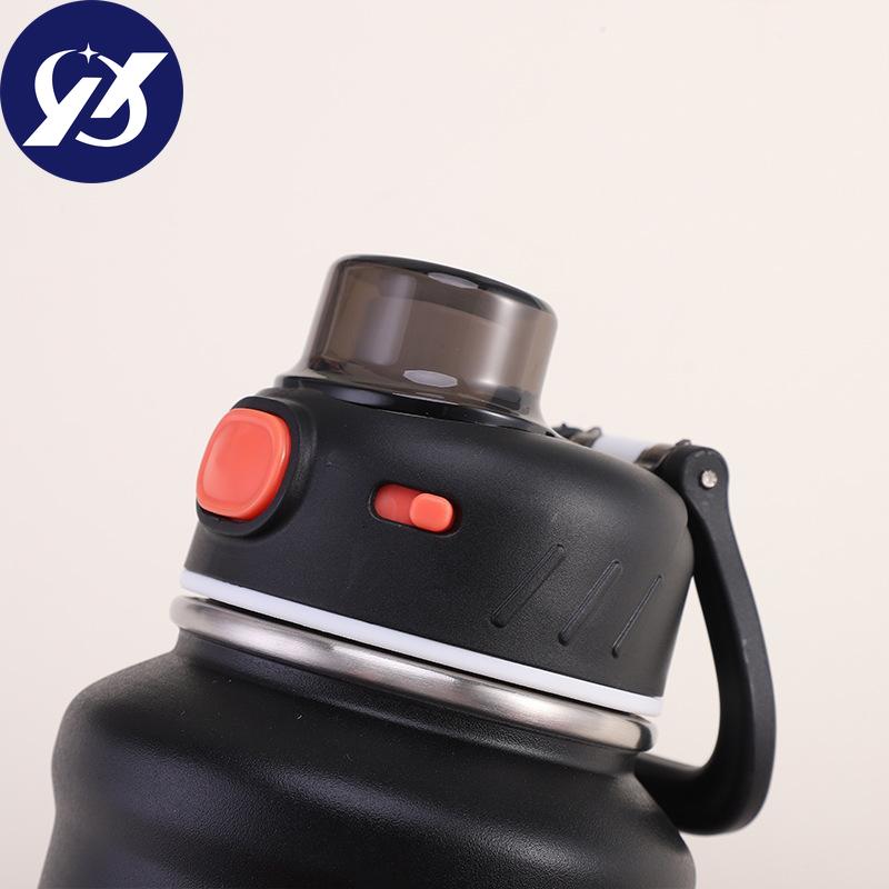 304 Stainless Steel Large Capacity Ton Barrel High Value Straw Sports Kettle for Men and Women Large Capacity Mug