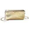 New European and American fashion chain bag women's shoulder messenger bag leather multi-functional gold storage bag large capacity