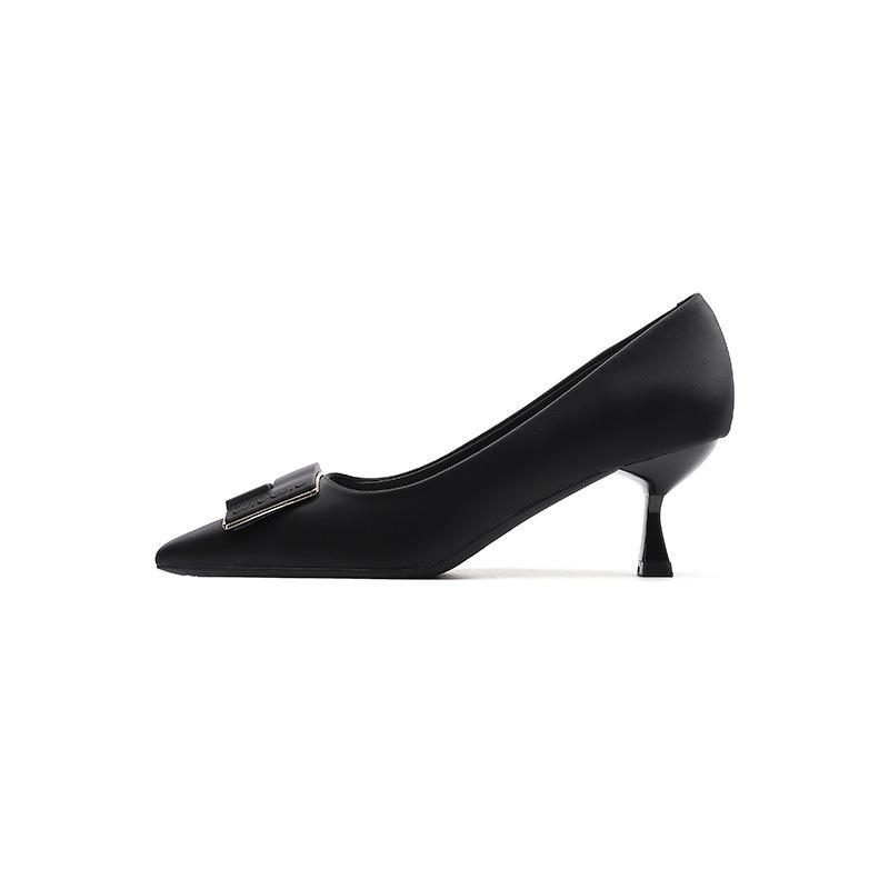 8-6 pointed thin heel high heels for women's new temperament light mouth high heel single shoes for women