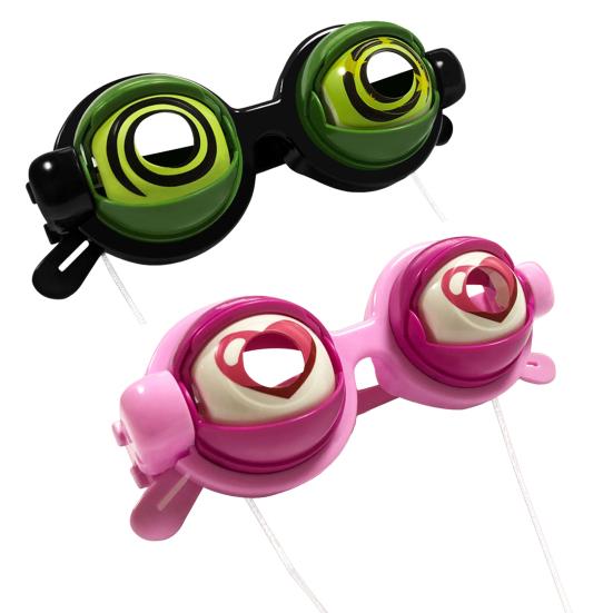 Winking Eyes Glasses Funny Novelty Booth Prop for Blinking Glasses Prank Photo Parties Performances Events