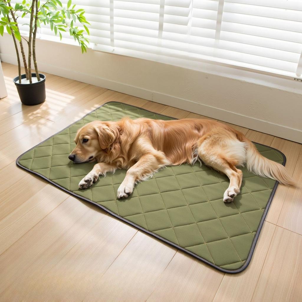 Hot selling pet dog bed carpet waterproof and urine proof Oxford cloth mat dirt resistant and moisture-proof summer dog mat