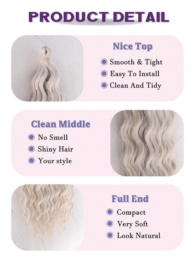 22Inch Ocean Wave Crochet Hair Synthetic Deep Wave Twist Crochet Braiding Hair Extensions Ombre Afro Curls Passion Twist Hair