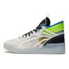 Li Ning We Wo Mid Party Protišmykové Odolné Vysoké Skate Topánky Dámske Skate Topánky Biela Čierna Modrá AGCS284-1