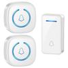 Smart Self-Powered Wireless Doorbell with Ultra-Long Range and Remote Control, Includes Elderly Call Button and One-to-Two Functionality
