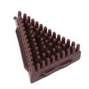Silicone Meridian Massage Brush Triangle Dredge Collaterals Breast Slimming Brush Brown
