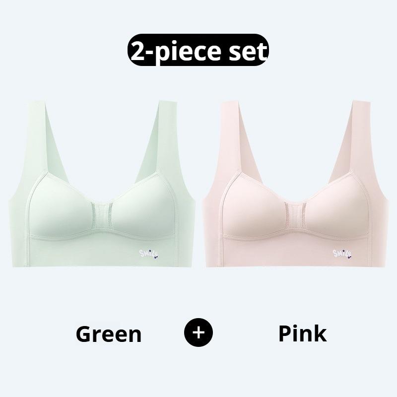 Factory Wholesale Seamless Stage 2 Sports Training Vest for Puberty Girls Developmental Inner Undergarment for Teenage Growing Kids