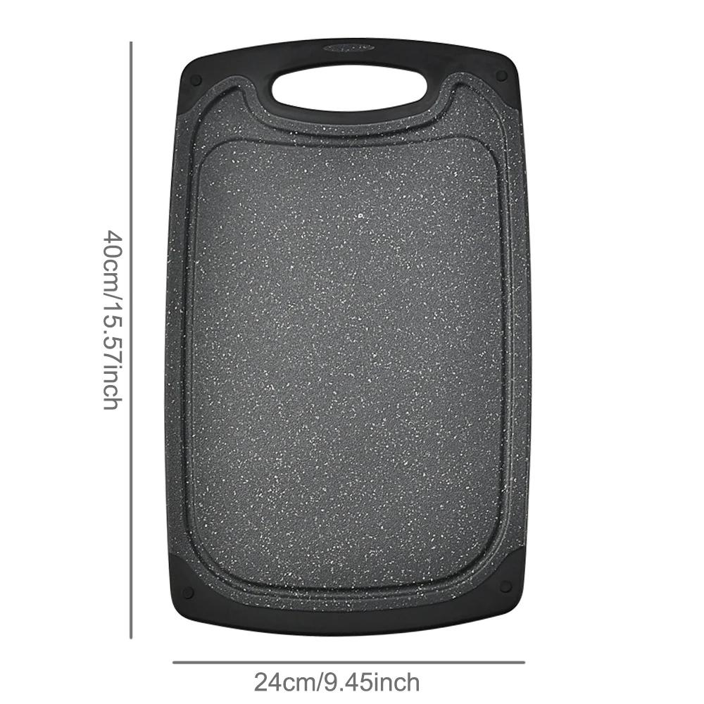 1/3 Stück Schneidebrett-Set Küchenschneidebrett Gemüse Fleisch Schneidebrett Schwerlast Schneidebrett Rechteckiges Hackbrett