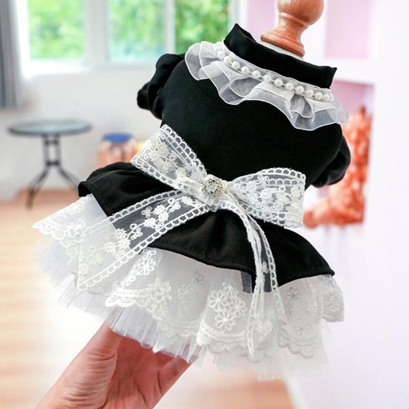 Dog Princess Dress Dog Dresses Velvets Dog Tutuu Dress Dog Costume Pet Dresses Dog Clothing Dog Bows Dress Puppies Dress