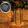 Solar Lantern Light Replacement Tops LED Round Solar Panel Lantern Lids Solar Lights Replacement Parts with 30 LED String Lights