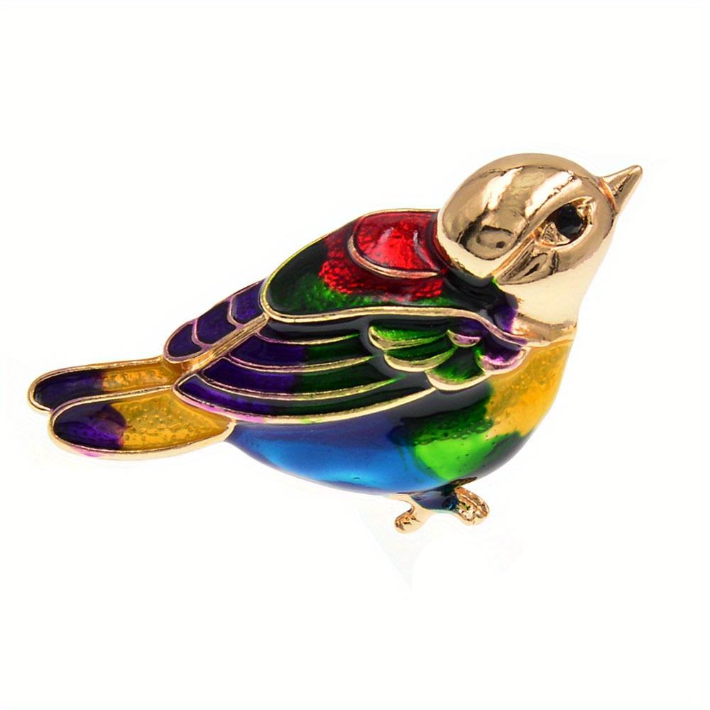 

Креативна Нова Жіноча Дівчача Розкішна Кришталева Брошка-Значок у Формі Птаха Модна Класична Стразова Вечірня Шпилька Аксесуари для Жіночого Пальта