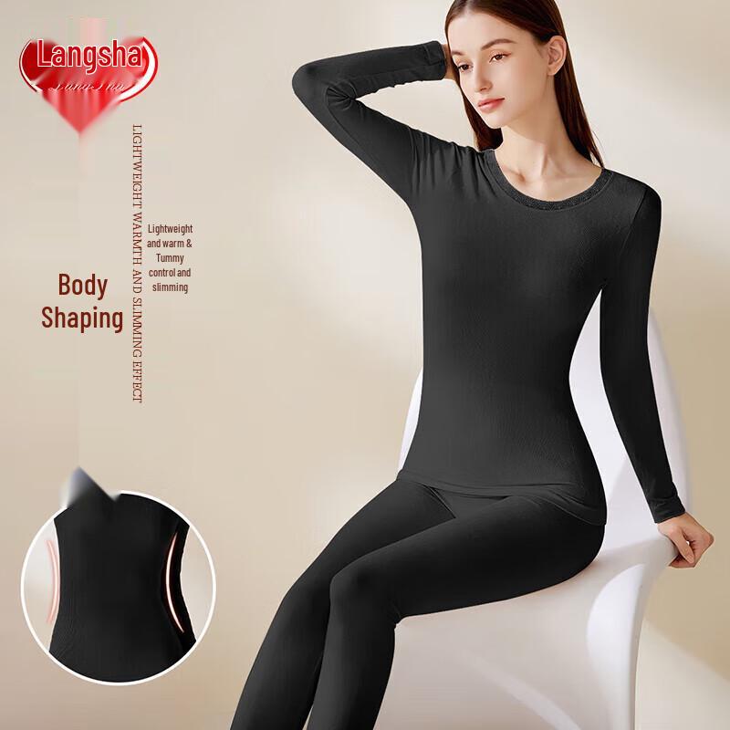 

Lonsa Women s Slim Thermal Underwear Set One Size